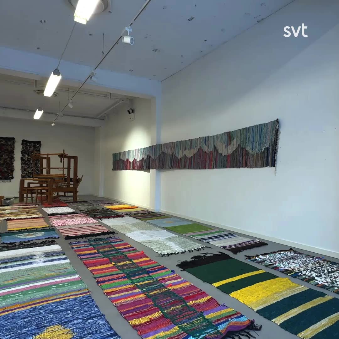 106-åriga Gerd Göran ställer ut sina sista verk på Sandgrund